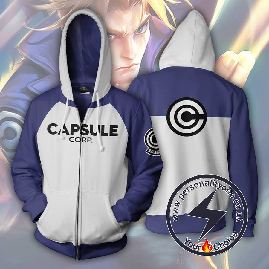 Dragon Ball Z - Trunks Capsule ZipUp - Hoodies Jackets